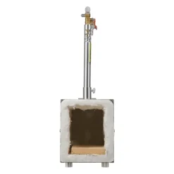 VEVOR Portable Propane Forge, 3 Burners, 2600℉ Tool and Knife Making Blacksmithing Farrier Forge, Large Capacity Square Shape, Stainless Steel Gas Forging Tools and Equipment, Use for Metal Forging