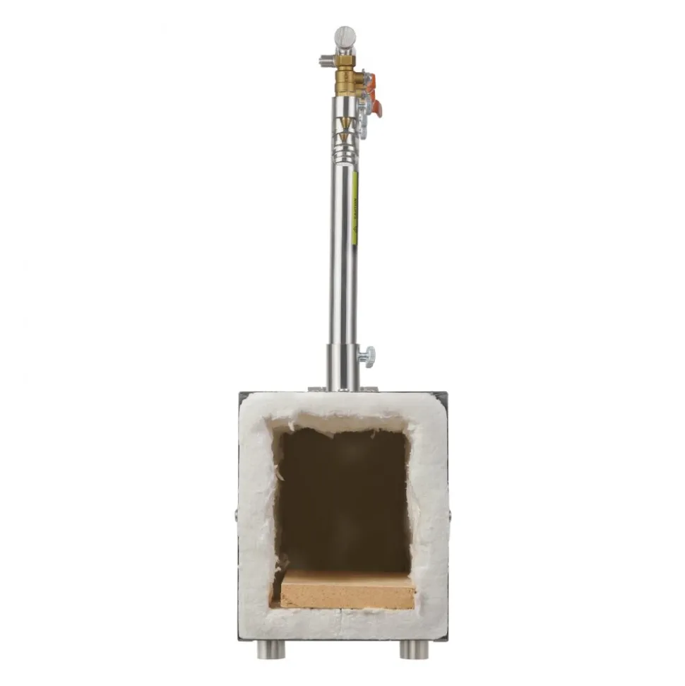 VEVOR Portable Propane Forge, 3 Burners, 2600℉ Tool and Knife Making Blacksmithing Farrier Forge, Large Capacity Square Shape, Stainless Steel Gas Forging Tools and Equipment, Use for Metal Forging