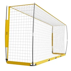VEVOR Portable Soccer Goal, 12x6 ft Adults Kids Backyard Soccer Net, Large Practice Soccer Net, Steel Fiberglass Structure Training Goal Set, All-Weather Outdoor Soccer Goals with Carry Bag, Yellow