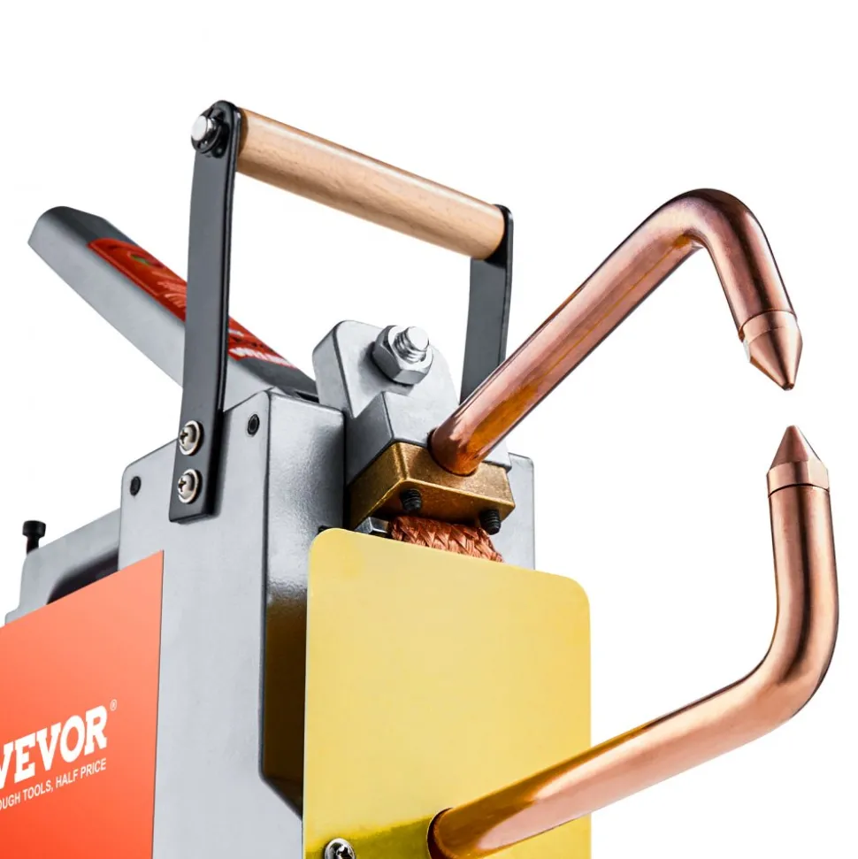 VEVOR Portable Spot Welder, 1/8-inch Spot Welder Machine with 1.5KVA Input Capacity, Handheld Welding Tip Gun, Metal Sheet Spot Welding Machine for Steel Plates