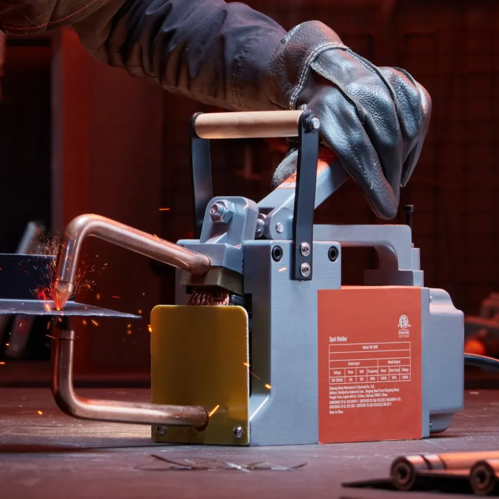 VEVOR Portable Spot Welder, 1/8-inch Spot Welder Machine with 1.5KVA Input Capacity, Handheld Welding Tip Gun, Metal Sheet Spot Welding Machine for Steel Plates
