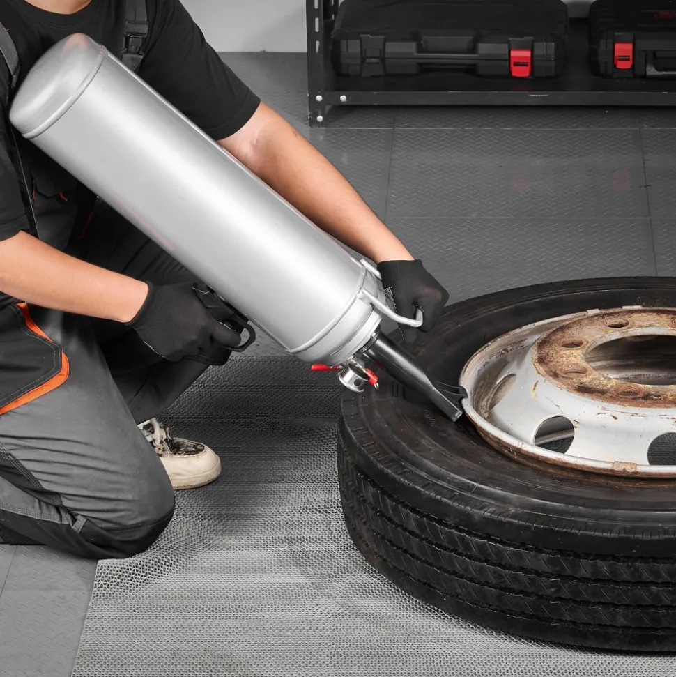 VEVOR Portable Tire Bead Seater, 3.2 Gal / 12 L Air Bead Blaster, Handheld Tire Inflator Tool, 87-116 PSI Operating Pressure, Trigger Seating Inflator for Car, Compact SUV, Light Truck, E-Bike, RV, ATV