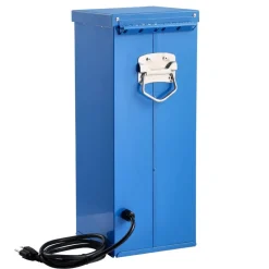 VEVOR Portable Welding Rod Oven, 50LBS Capacity Electrodes Drying Oven 420W 120V, 300℉ Fast Heating Welding Rods Dryer for 18-inch Stick Electrodes - with Easy-to-Carry Handle & Safety Locking Latch