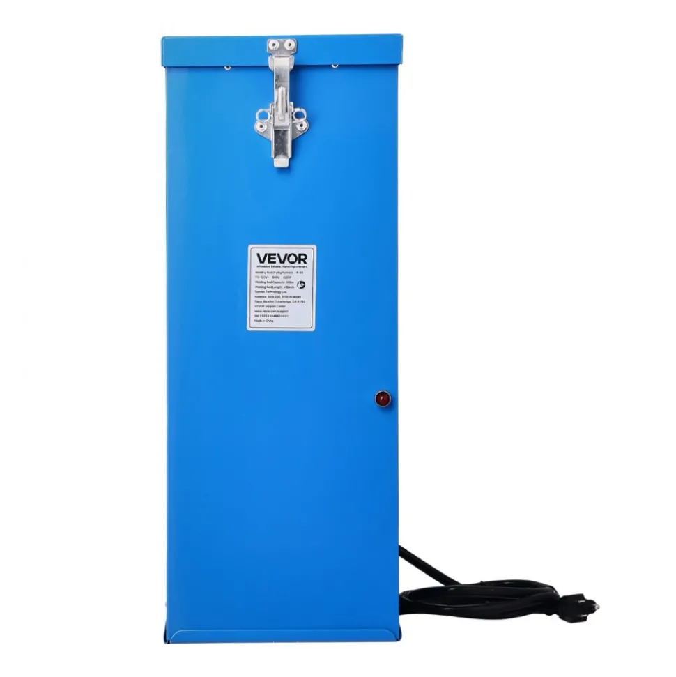 VEVOR Portable Welding Rod Oven, 50LBS Capacity Electrodes Drying Oven 420W 120V, 300℉ Fast Heating Welding Rods Dryer for 18-inch Stick Electrodes - with Easy-to-Carry Handle & Safety Locking Latch