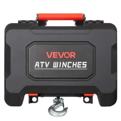 VEVOR Portable Winch, 6000 lbs 12V DC Electric Winch with Synthetic Rope, Wireless & Wired Remotes, Box-Style Recovery Kit with Fairlead, Clevis Hook, Strap for ATV UTV Off-Road Outdoor Pulling Tasks