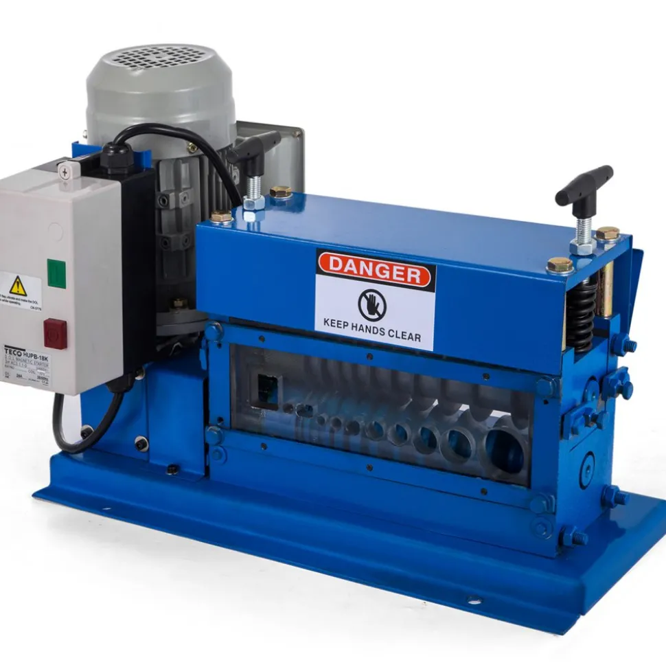 VEVOR Portable Wire Stripper, 18 AWG to 1" OD, 11 Channels, 10 Blades, Electric Machine for Efficient Copper Recycling, Speeds Up to 75ft/min