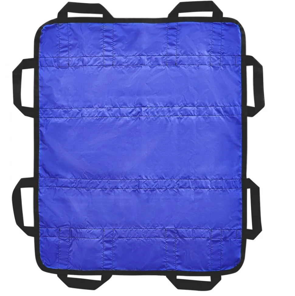 VEVOR Positioning Bed Pad with 8 Reinforced Handles, 48" x 40" Lifting, Turning, Repositioning, Patient Transfer Sheet Washable for Elderly, Patient, Bedridden, 400LBS Capacity