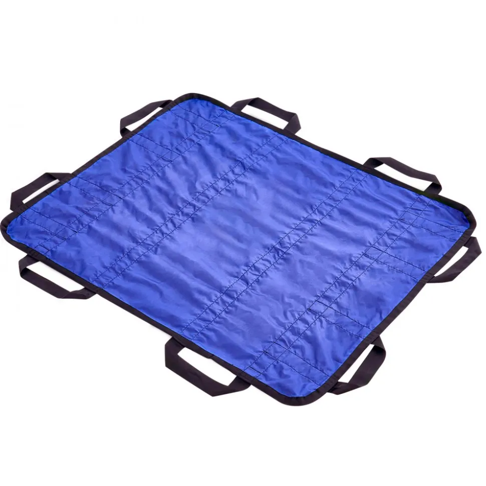 VEVOR Positioning Bed Pad with 8 Reinforced Handles, 48" x 40" Lifting, Turning, Repositioning, Patient Transfer Sheet Washable for Elderly, Patient, Bedridden, 400LBS Capacity