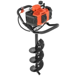 VEVOR Post Hole Digger, 43cc 1250W Auger Post Hole digger, Gas Powered Earth Digger with 8