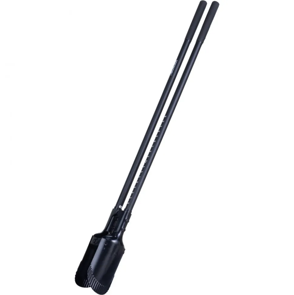 VEVOR Post Hole Digger, Heavy Duty Post Hole Digger with Fiberglass Handle, Manual Hole Digger with Scale Markings and Metal Blade, Post Hole Digger Tool for Digging Gardening and Outdoors, 57.5-Inch
