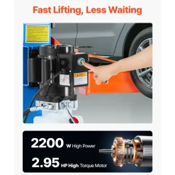 VEVOR 2 Post Lift, 9000 lbs Capacity, 220V 2.95 HP Powerful Motor, Two Post Car Lift Auto Hoist for Sedan SUV Pickup, Automotive Hoist 74.8 Inch Height for Home Garage, Repair Shop, Workshop, Blue