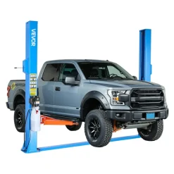 VEVOR 2 Post Lift, 12000 lbs Capacity, 220V 2.95 HP Powerful Motor, Two Post Car Lift Auto Hoist for Sedan SUV Pickup, Automotive Hoist 74.8 Inch Height for Home Garage, Repair Shop, Workshop, Blue