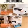 VEVOR Pottery Wheel, 10 inch Pottery Forming Machine, Direct Drive Ceramic Wheel with 3 Support Legs for DIY Art Craft, 350W Electric Wheel for Pottery with Foot Pedal and LCD Touch Screen, White