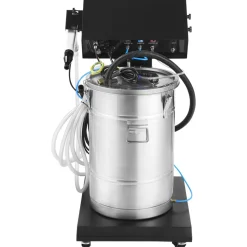 VEVOR Powder Coating System, 40 W 100KV Electrostatic Output Powder Coating Kit with 50L Powder Hopper, 450g Per Minute Powder Coating Machine with Spray Gun and Trolley Base, for Indoor and Outdoor