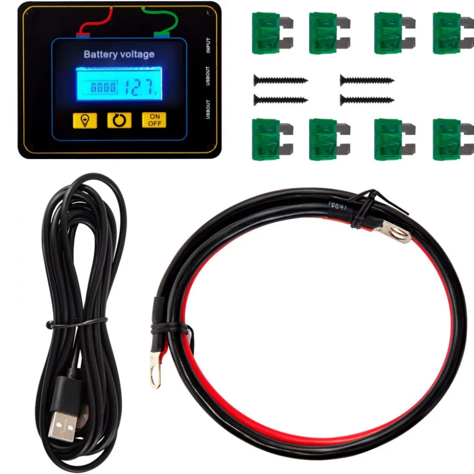 VEVOR Power Inverter, 2000W Modified Sine Wave Inverter, DC 12V to AC 120V Car Converter, with LCD Display, Remote Controller, LED Indicator, AC Outlets Inverter for Truck RV Car Boat Travel Camping