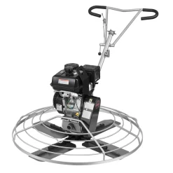 VEVOR Power Trowel, 46 inch Concrete Finishing Machine with Float Pan, 9.5HP Kohler Engine, 4 Blades, Adjustable Pitch, Gas-Powered Walk-Behind Cement Surface Finisher for Smooth Floors, Construction