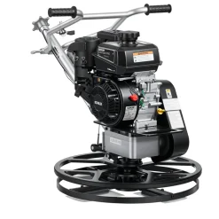 VEVOR Power Trowel, 24 inch Concrete Finishing Machine with Float Pan, 7HP Kohler Engine, 4 Blades, Adjustable Pitch, Gas-Powered Walk-Behind Cement Surface Finisher for Smooth Floors, Construction