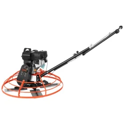 VEVOR Power Trowel, 34.8 inch Trowel Diameter Concrete Finishing Machine, 5.5HP Engine, 4 Blades, Adjustable Pitch, Gas-Powered Walk-Behind Cement Surface Finisher for Smooth Floors, Construction