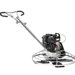 VEVOR Power Trowel, 38” Walk-Behind Cement Trowel with Float Pan, 6HP Gas-Powered Smooth Concrete Surface Finisher, Heavy Duty Commercial Screed Concrete Cement with Finishing Blade, Orange
