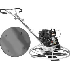 VEVOR Power Trowel, 38” Walk-Behind Cement Trowel with Float Pan, 6HP Gas-Powered Smooth Concrete Surface Finisher, Heavy Duty Commercial Screed Concrete Cement with Finishing Blade, Orange