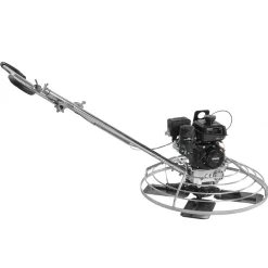 VEVOR Power Trowel, 38” Walk-Behind Cement Trowel with Float Pan, 6HP Gas-Powered Smooth Concrete Surface Finisher, Heavy Duty Commercial Screed Concrete Cement with Finishing Blade, Orange