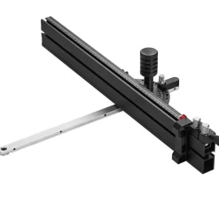 VEVOR Precision Miter Gauge, Standard Slot 3/4'' x 3/8'', Aluminum Alloy Table Saw Miter Gauge with 24 in Grating 15 Angle Stops Adjustable Spring Loaded Plunger and Removable Disc, for Woodworking