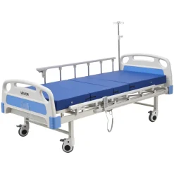 VEVOR Premium 2 Function Full Electric Hospital Bed, ICU Electric Medical Bed with Backrest & Legrest Adjustment, 5