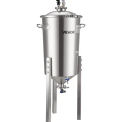VEVOR Pressure Fermenter 15 PSI, 8 Gal/30L All-in-One Stainless Steel Conical Secondary Fermentation Bucket, for Wine, Beer Brewing Equipment