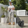 VEVOR Pressure Washer Hose Reel, 60 ft x 1/4 inch Retractable Power Heavy-Duty Steel Washer Hose Reel, 4000PSI Max, Auto-Rewinding, Flexible Wall/Floor Mounted for Car Washing,Garden,Floor Cleaning
