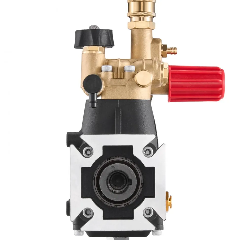 VEVOR Pressure Washer Pump, 3/4" Shaft Horizontal Triplex Plunger, 3300 PSI, 2.5GPM, Replacement Power Washer Pumps Kit with 5 Nozzles, Compatible with Simpson MorFlex 40224, 40225, 40226, Santoprene