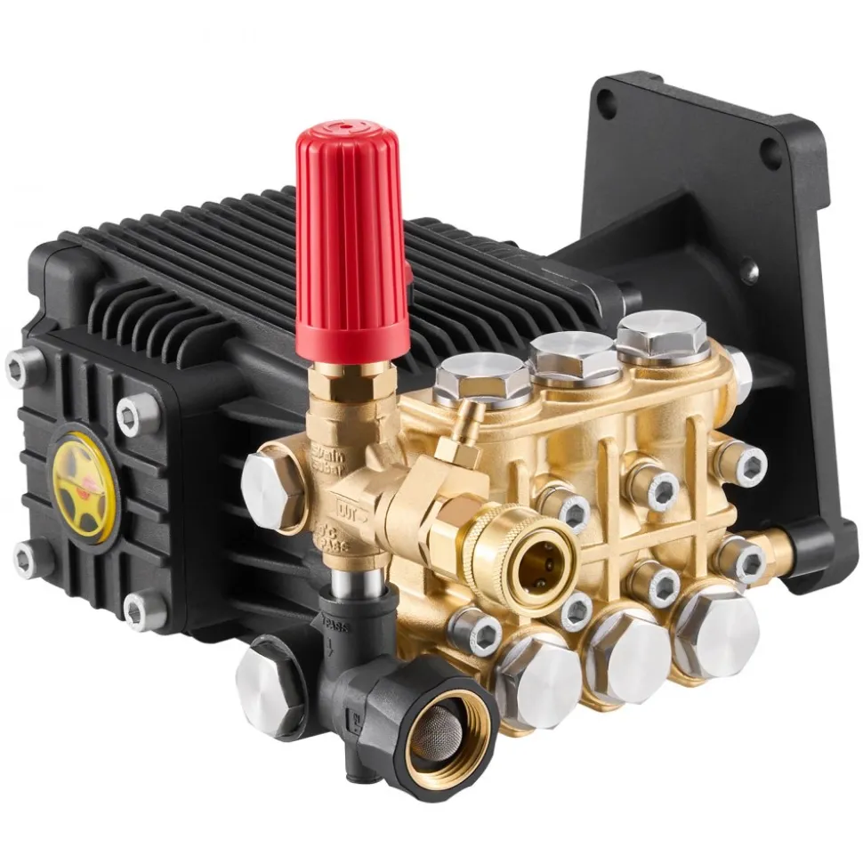 VEVOR Pressure Washer Pump, 3/4" Shaft Horizontal Triplex Plunger, 3700 PSI, 2.5 GPM, Replacement Power Washer Pumps Kit, Parts Washer Pump, Compatible with Simpson MorFlex Models 40224, 40225, 40226
