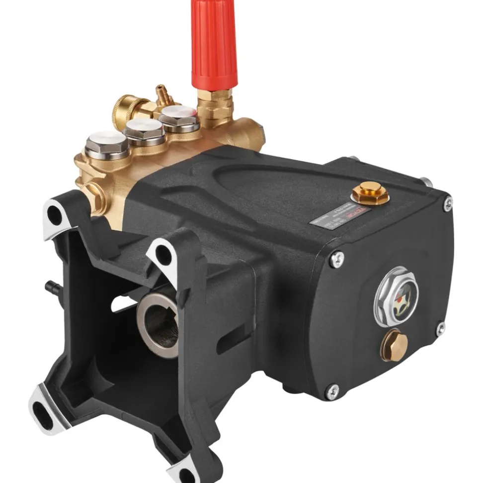VEVOR Pressure Washer Pump, 1" Shaft Horizontal Triplex Plunger, 4400 PSI, 4 GPM Flow, Replacement Power Washer Pumps Kit, Parts Washer Pump, Compatible with Simpson MorFlex Models 40224, 40225, 40226