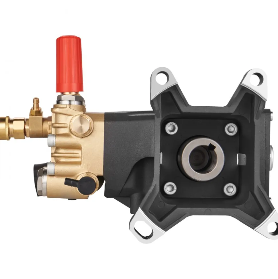 VEVOR Pressure Washer Pump, 1" Shaft Horizontal Triplex Plunger, 4400 PSI, 4 GPM Flow, Replacement Power Washer Pumps Kit, Parts Washer Pump, Compatible with Simpson MorFlex Models 40224, 40225, 40226
