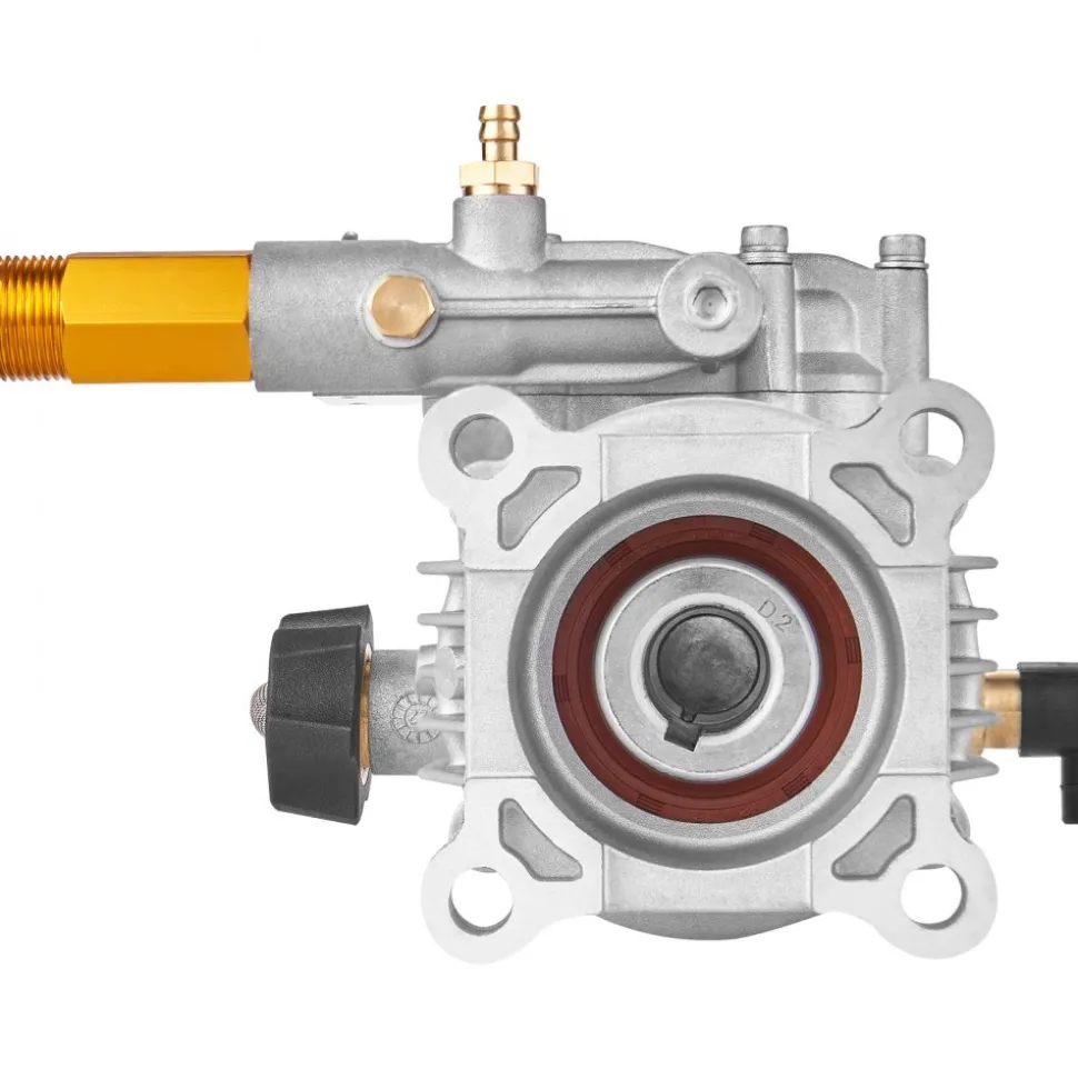 VEVOR Pressure Washer Pump, 3/4" Shaft Horizontal, 3400 PSI, 2.5 GPM, Replacement Power Washer Pumps Kit, Parts Washer Pump, Compatible with Honda, Simpson, RYOBI, Briggs & Stratton, Subaru, Craftsman