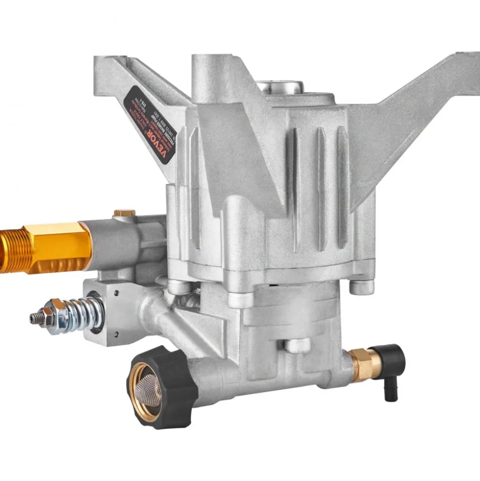 VEVOR Pressure Washer Pump, 7/8" Shaft Vertical, 3400 PSI, 2.5 GPM, Replacement Power Washer Pumps Kit, Parts Washer Pump, Compatible with Honda, Simpson, RYOBI, Briggs & Stratton, Subaru, Craftsman