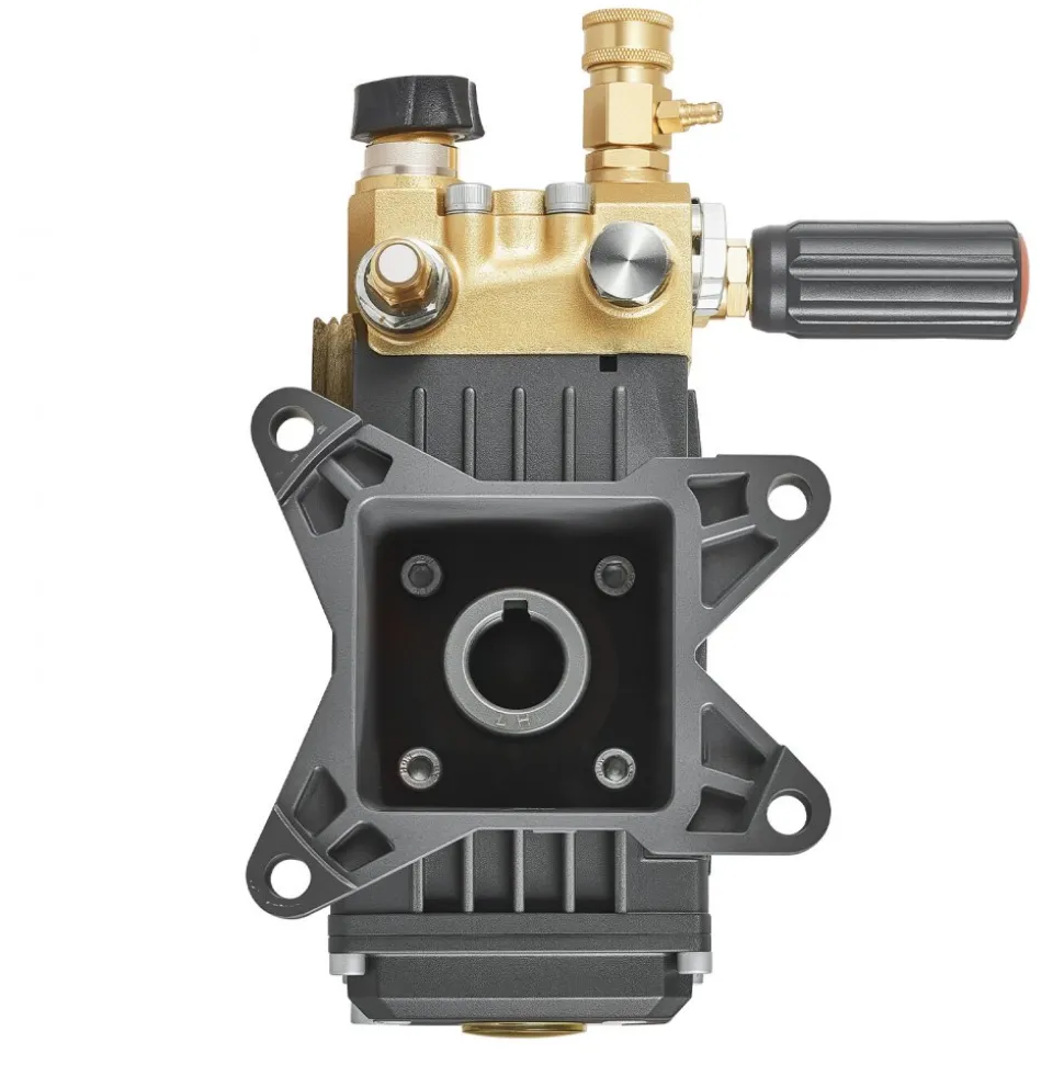 VEVOR Pressure Washer Pump, 1" Shaft Horizontal Triplex Plunger, 3600 PSI, 3.7 GPM, Replacement Power Washer Pumps Kit with Siphon Tube, Hardware, Compatible with Simpson MorFlex 40224, 40225, 40226