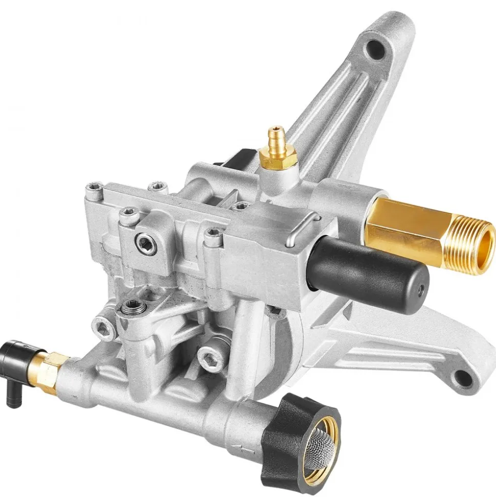 VEVOR Pressure Washer Pump, 7/8" Shaft Vertical, 2400 PSI, 2.5 GPM, Replacement Power Washer Pumps Kit with Hardware and Siphon Tube, Compatible with RYOBI, Honda, PowerStroke, Briggs and Stratton