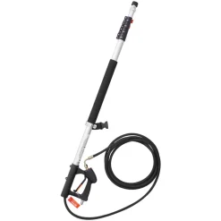 VEVOR Pressure Washer Telescoping Wand, 18 ft, 4000 psi, Telescopic Spray Wand with Power Washer Extension Wands, Gutter Cleaner, Brush Head, 5 Spray Nozzle Tips, Adapter and Adjustable Support Belt