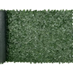VEVOR Privacy Ivy Fence, 59 x 118in Artificial Green Wall Screen, Greenery Ivy Fence with Mesh Cloth Backing and Strengthened Joint, Faux Hedges Vine Leaf Decoration for Outdoor Garden, Yard, Balcony