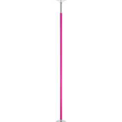 VEVOR Professional Dancing Pole, Spinning Static Dancing Pole Kit, Portable Removable Pole, 40mm Heavy-Duty Stainless Steel Pole, Height Adjustable Fitness Pole, for Exercise Home Club Gym, Pink