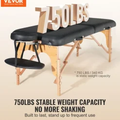 VEVOR Professional Wide Massage Table 30
