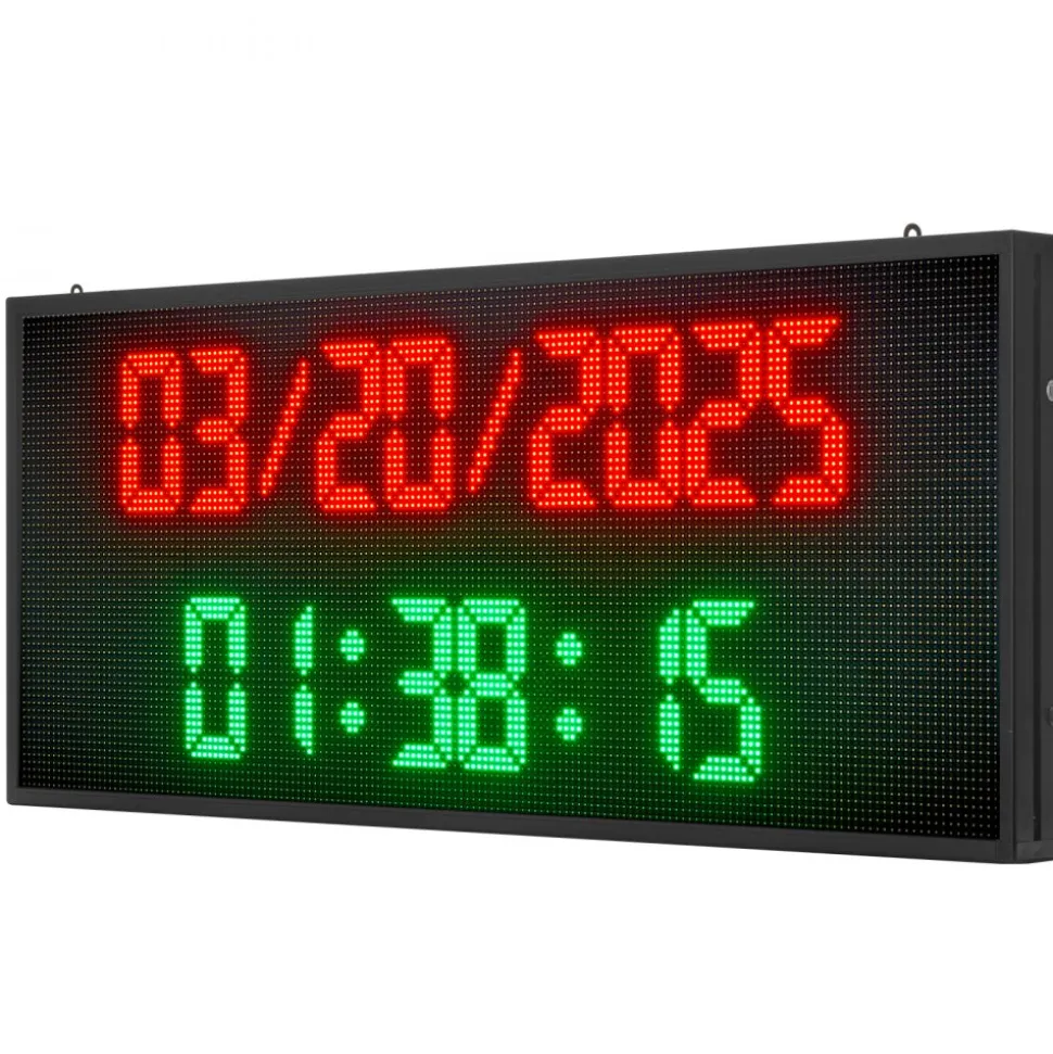 VEVOR Programmable LED Sign, P10 Full Color Flexible Digital Scrolling Panel, DIY Custom Text Pattern GIF Display Board, Bluetooth APP Control Message Shop Sign for Store Business Advertising, 52x8 in