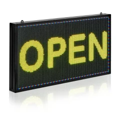 VEVOR Programmable LED Sign, P5 Full Color Flexible Digital Scrolling Panel, DIY Custom Text Pattern GIF Display, Bluetooth APP Control Message Board for Store Business Advertising, Indoor 27x14 in
