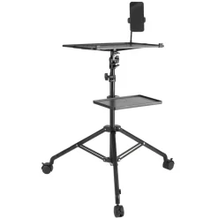 VEVOR Projector Stand with Wheels, Laptop Stand Tripod Adjustable Height from 31.3 to 67.3