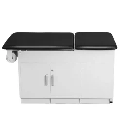 VEVOR Pro Medical Exam Table, Medical Examination Bed with Adjustable Backrest, Physical Therapy Exam Table with Locking Cabinet, 2 Drawers, Paper Roll Dispenser, Step Stool & Leg Rest, 500LBS Loading