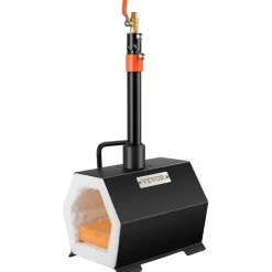VEVOR Propane Forge Portable, Single Burner Tool and Knife Making, Large Capacity Blacksmith Farrier Forges, Mini Furnace Blacksmithing, Gas Forging Tools and Equipment, Complete Kit