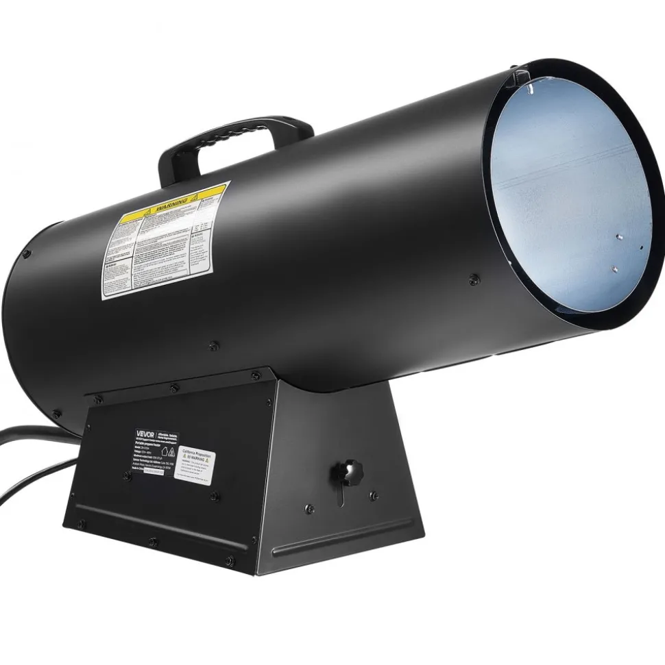 VEVOR Propane Heater, 100000BTU Forced Air Propane Heater with Stepless Temp Settings & security Protection, Portable Garage/Shop Barrel Heater for Garages, Job Sites,Indoor/Outdoor