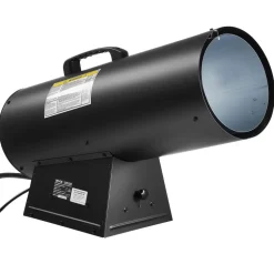 VEVOR Propane Heater, 125000BTU Forced Air Propane Heater with Stepless Temp Settings & security Protection, Portable Garage/Shop Barrel Heater for Garages, Job Sites,Indoor/Outdoor