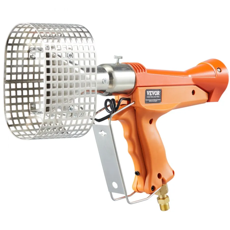 VEVOR Propane Heat Gun, Up to 187660 BTU Hot Air Gun with Adjustable Regulator, 26 FT Hose, and Hard Carrying Case, Ideal for Boat Plastic Film Shrink Wrapping, Pallet Packaging, Crafting