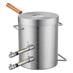 VEVOR Propane Melting Furnace Kit, 12KG Large Capacity Foundry Home Kilns,Stainless Steel Smelter, Blacksmithing Forge with Crucible an Tongs Kiln, For Metal Scrap Recycle, Gold Copper Silver Casting